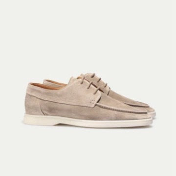 Mens Lace-Up Casual Loafers with Tassel