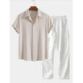 Men's Slim Fit Printing Short Sleeve Shirt