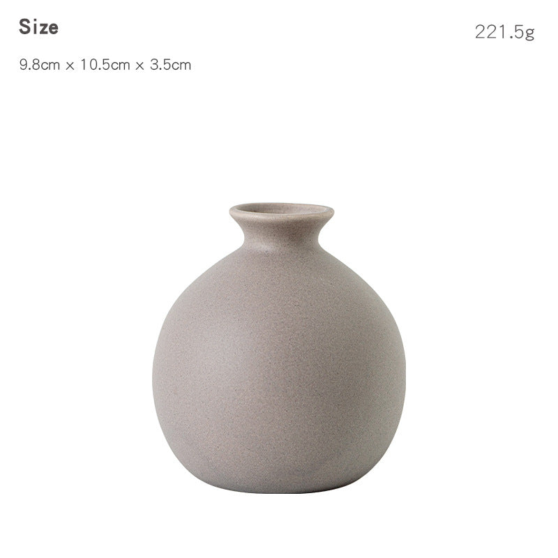 Nordic Morandi Ceramic Vase