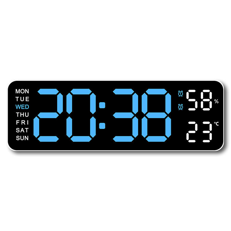 5503 Cross-Border Hot-Selling Electronic Clock, Simple Multi-Functional Clock, Rectangular Large Font Alarm Clock, Can Be Hung or Stood Upright