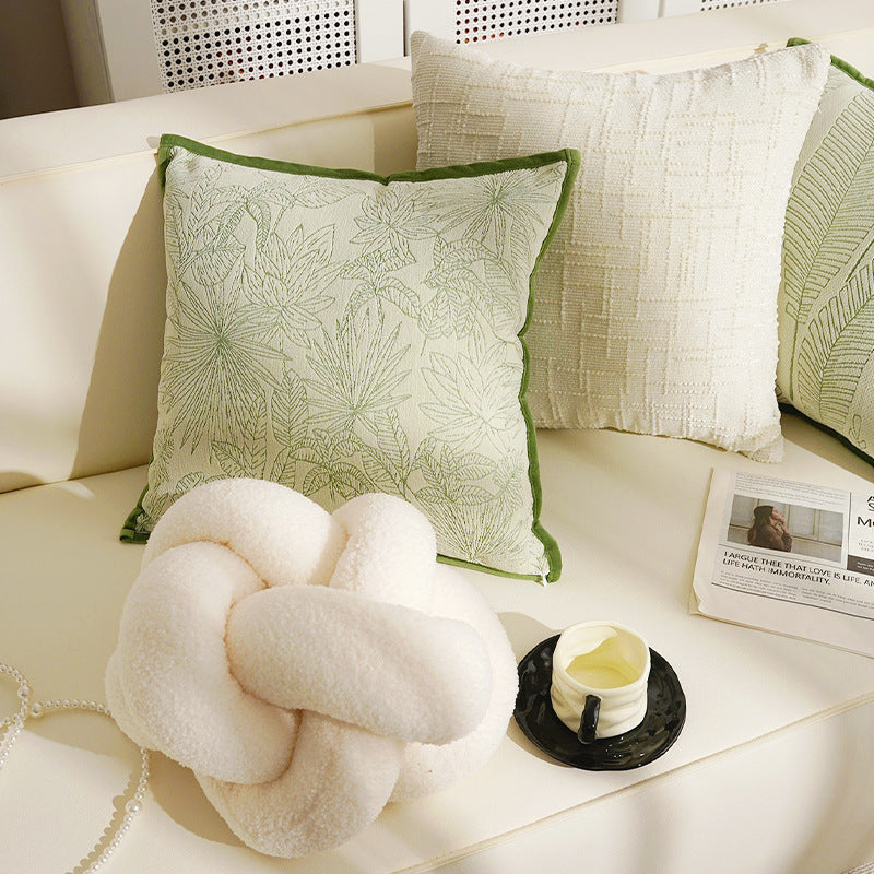 Jacquard Decorative Pillow Cover French Retro Style