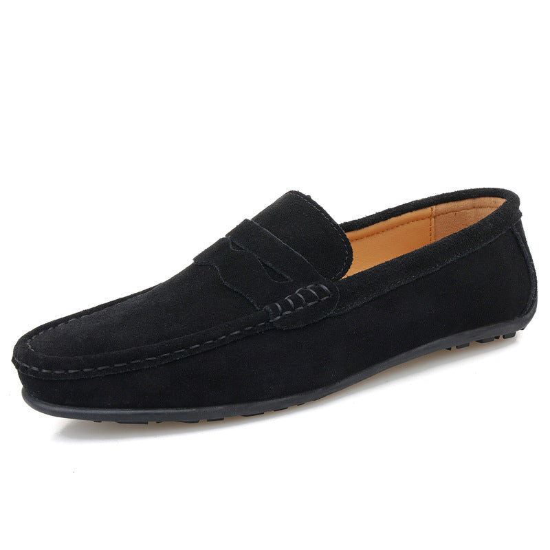 Mens Suede Driving Casual Shoes