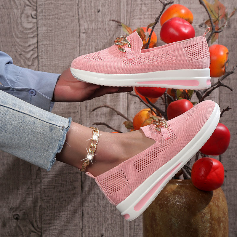 Women Mesh Slip On Casual Shoes