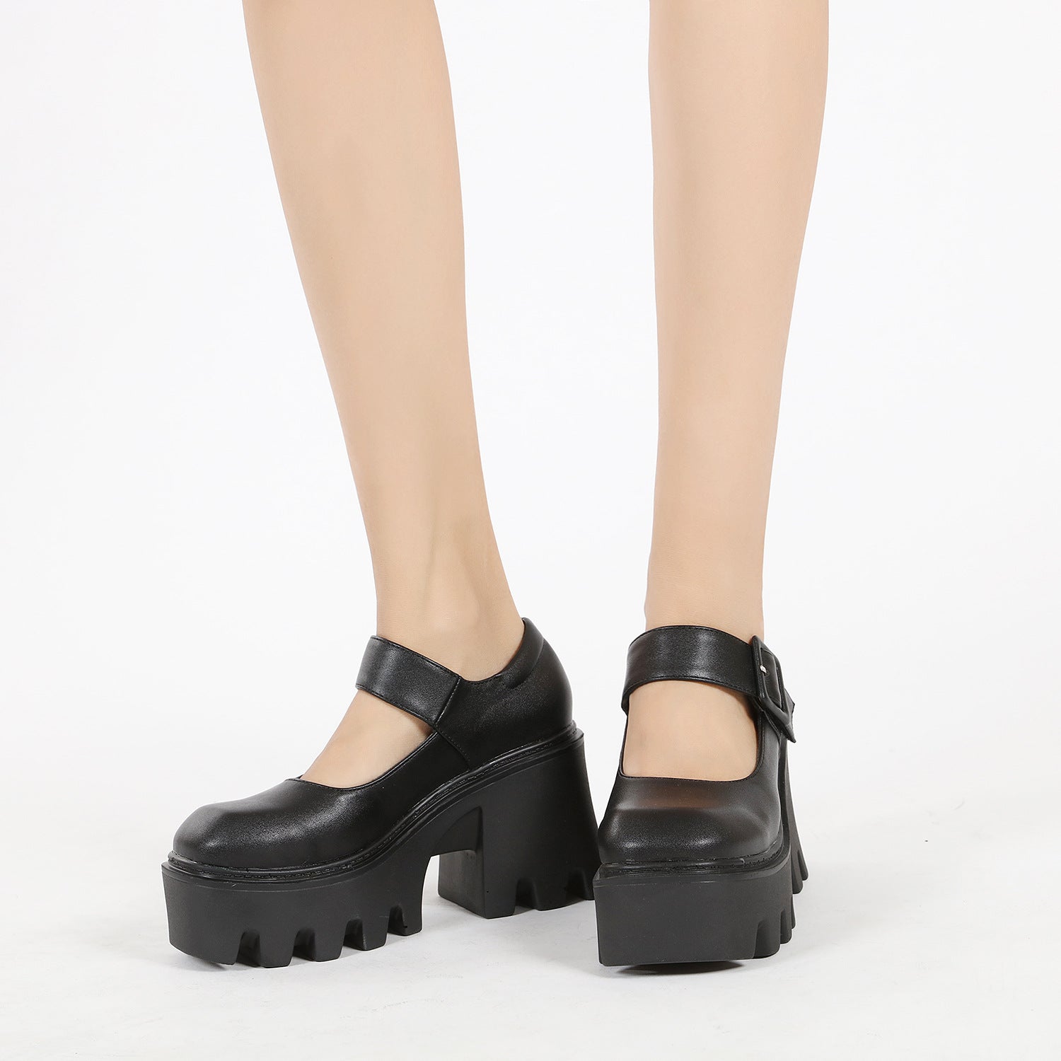 Mary Jane Platform Heeled Shoes for Women