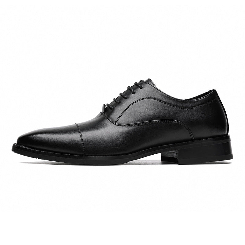 Elevating Casual Platform Leather Shoes
