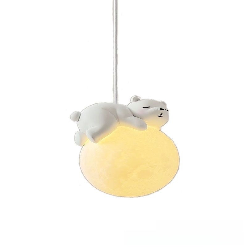 Modern Animal Design LED Bedside Chandelier
