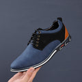 Men's Leather Casual Lace-Up Shoes