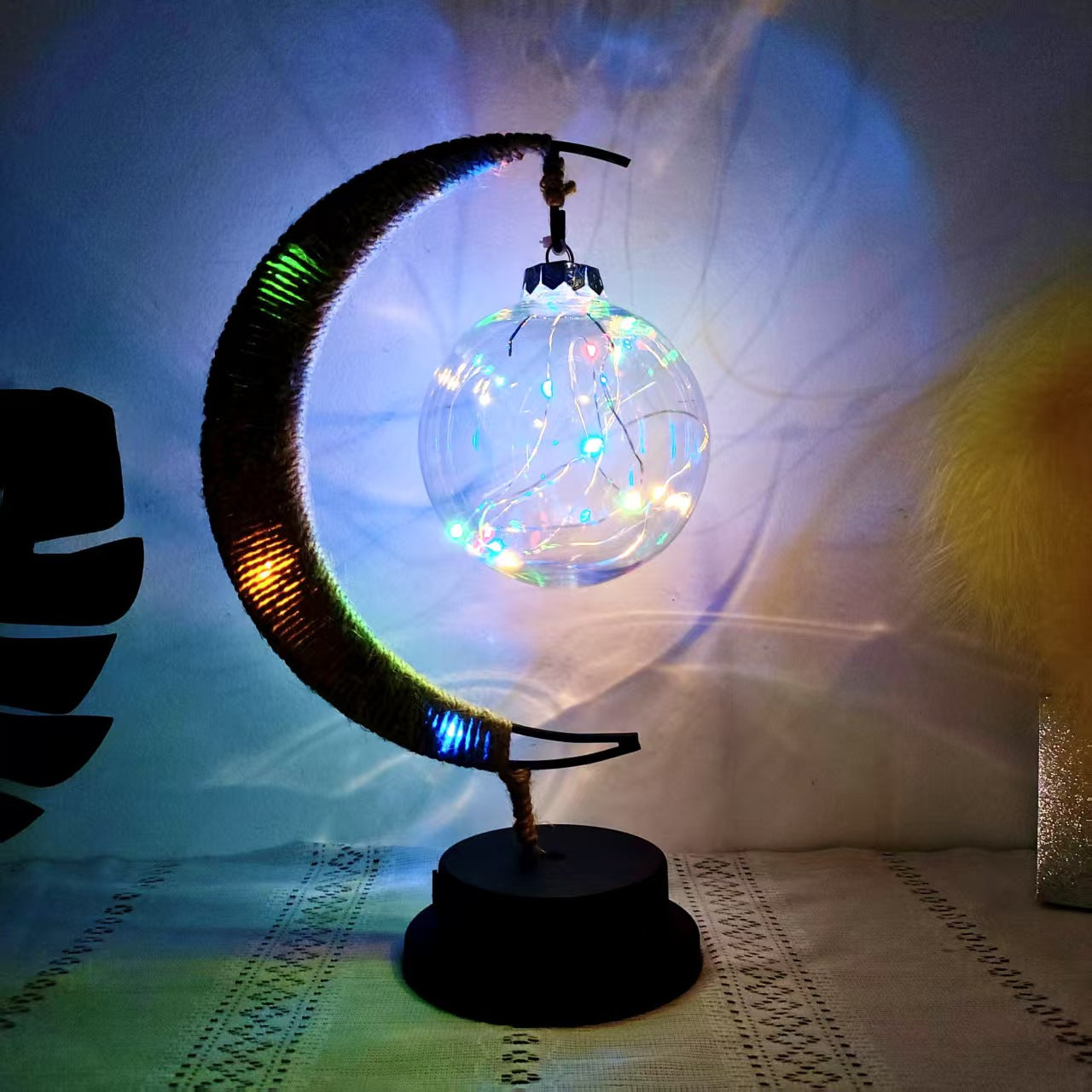LED Moon Shape Decorative Light String