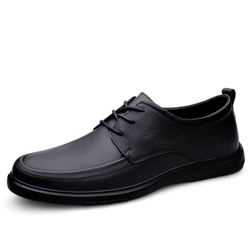 Men's Leather Lace-Up Loafers