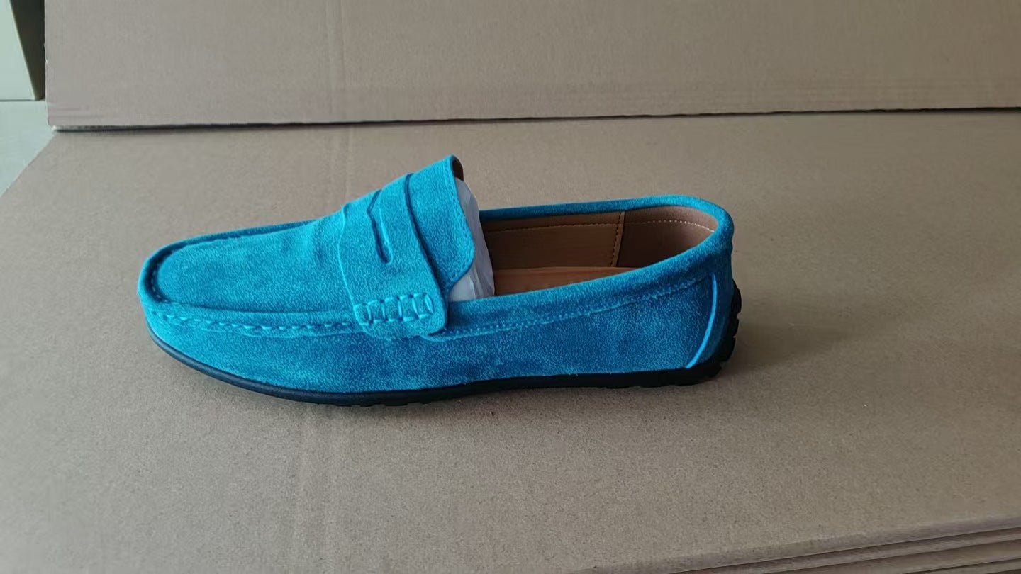 Mens Suede Driving Casual Shoes
