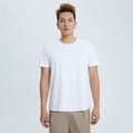 Round Neck Pure Cotton T-shirt Men's Top Base Shirt