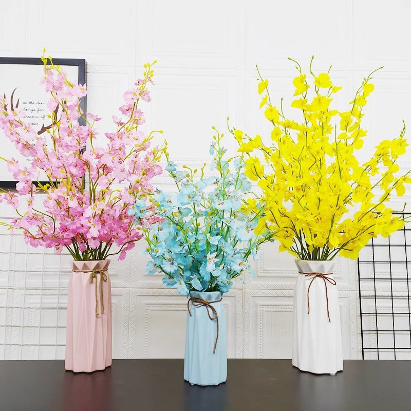 Artificial Yellow Five-Pointed Flower