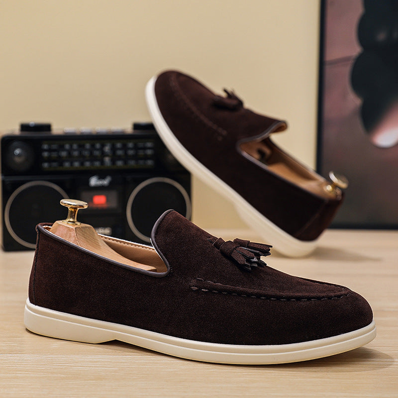 Men Slip-On Loafers Casual Flat Shoes