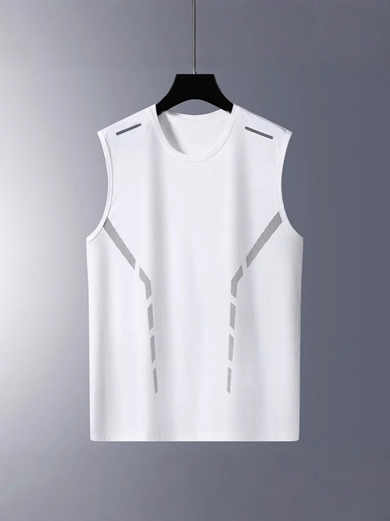 Men's Sleeveless Quick-Dry Sports Shirt