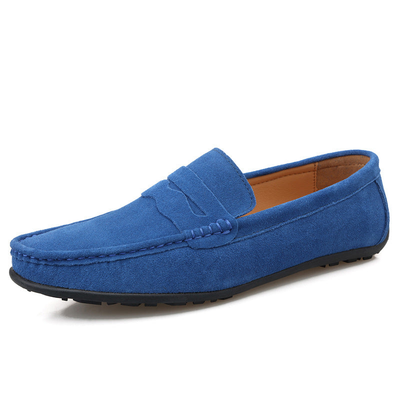 Mens Suede Driving Casual Shoes
