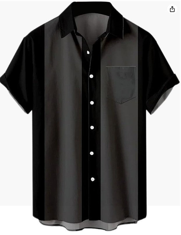 2026 Ice Silk Breathable Men's Short-Sleeved Shirt, Light Business Casual, Versatile, Loose Fit, Slimming Shirt, Available in Multiple Colors
