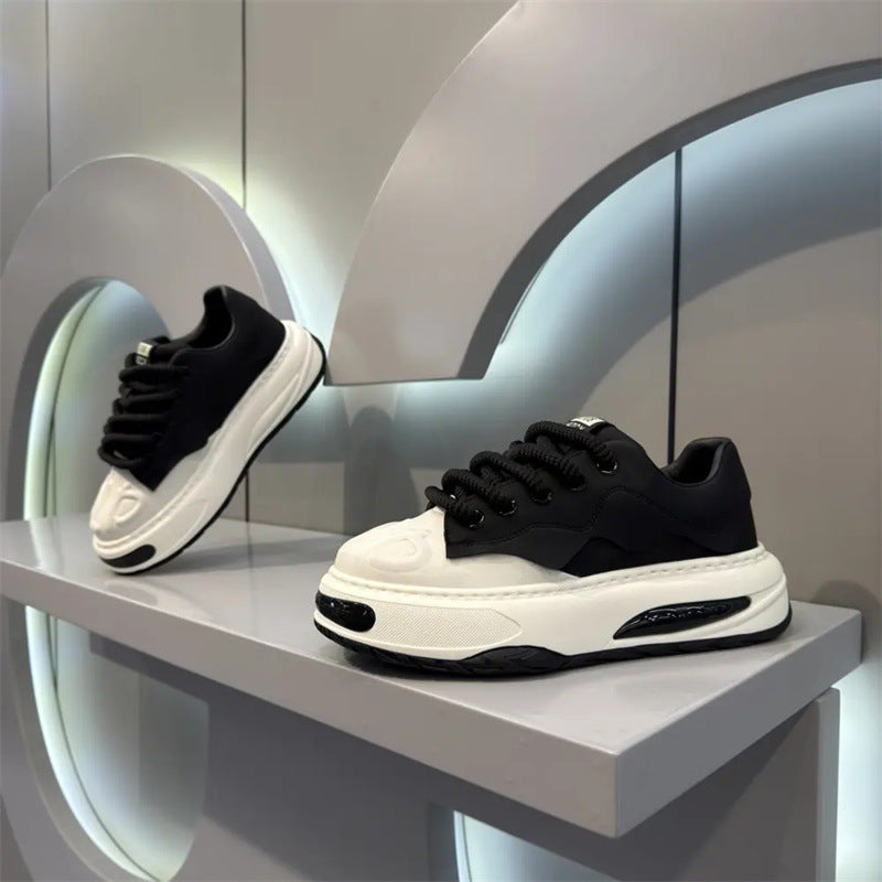 Classic Lace-Up Casual Shoes