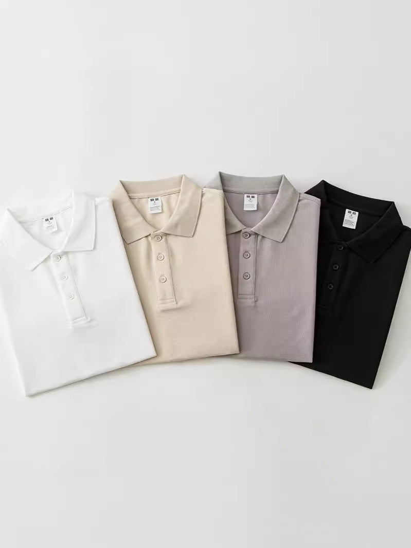 Men's Cotton Polo Shirt Short Sleeve Casual