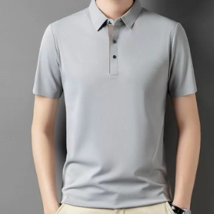 Seamless Ice Silk Polo Shirt