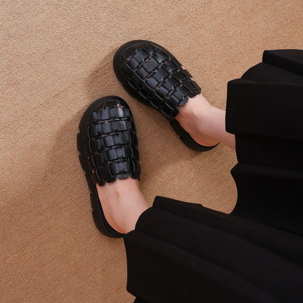 Woven Platform Sandals