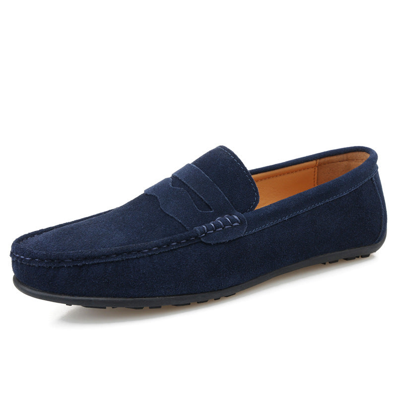 Mens Suede Driving Casual Shoes