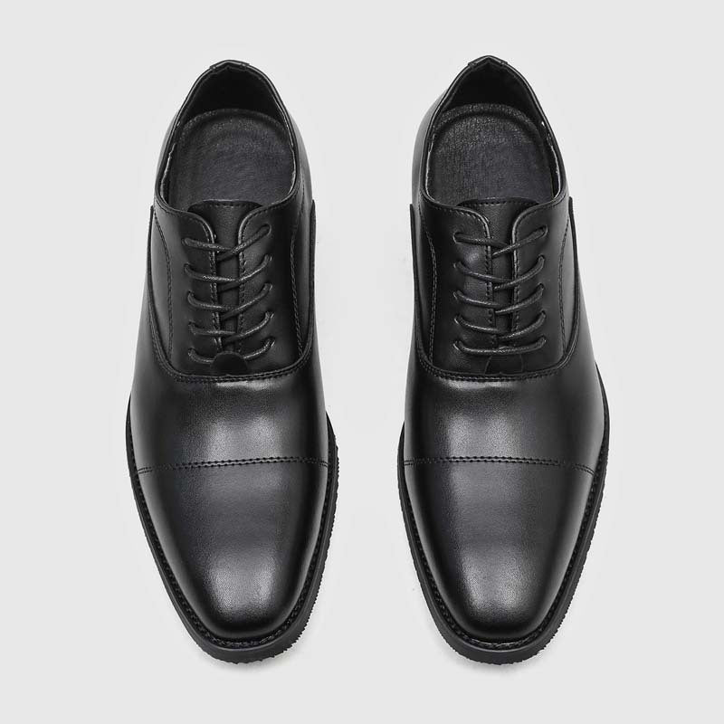 Elevating Casual Platform Leather Shoes