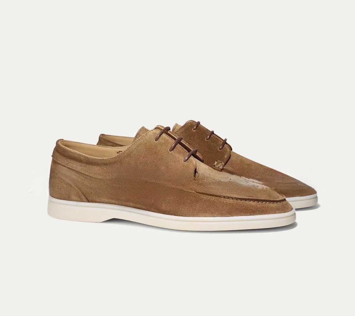 Mens Lace-Up Casual Loafers with Tassel